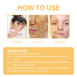 EELHOE Honey Peel Mask, Tightens Pores Brightens Darkens Skin And Gently s Blackheads Apply Facial Mask