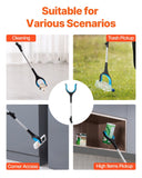 VEVOR Grabber Reacher Tool, 2-Pack 34" Foldable Reacher Grabber Pickup Tool with 360° Rotating Wide Jaw and Dual-Sided Magnet, Lightweight Grabber Reacher Tool for Seniors, Trash Picker Upper Grabber