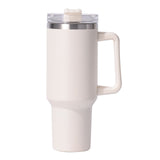 40oz large capacity tumbler, With Handle And Straw Lid, Insulated Reusable Stainless Steel Water Bottles Travel Mug Coffee Cup car cup water cup For Men Women Outdoor Camping Driving,  gift