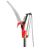 26ft Manual Pole Saw, Lightweight Tree Trimmers Long Handle Pruner Set, Sharp Steel Blade and Scissors Pole Saw for Trimming Palm, Pear Tree, Fir Tree, Other High Trees and Shrubs