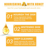 EELHOE Honey Peel Mask, Tightens Pores Brightens Darkens Skin And Gently s Blackheads Apply Facial Mask