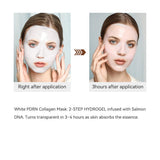 5 SHEETS/BOX Collagen Real Deep Face Masks Skincare Facial Masks for Women Skin Care Hydrating Firmness & Elasticity Support