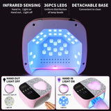 LimeGirl Cordless Nail Dryer for Gel Polish, UV LED Nail Lamp with Fast Curing UV Light & 4 Timer Settings, Portable Rechargeable Gel Lamp Nail Art Tool for Manicure Pedicure at Home & Salon
