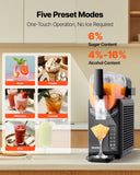 VEVOR Slushie Machine, 2.6L/88oz No Ice Needed Slushy Machine for Home, Frozen Drink Maker with 5 Preset Programs, Margarita Machine with Self-Cleaning, Frozen Margaritas, Frappés, Milkshake & More