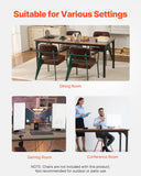 VEVOR Rectangle Dining Table, 71 inch Length Large Wood Tables for 6-8 Person, Farmhouse Dinner Furniture, Rustic Conference Desk with Iron Legs, for Home Kitchen Living Room, Brown(Only Table)