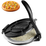 VEVOR Tortilla Press, 10 Inch Tortilla and Roti Maker, Cast Iron Heavy Duty Tortilladora Press, Pre-Seasoned Pataconera Maker with 100 Pcs Parchment Paper, Dough Maker for Flour Tortilla, Tawa, Silver