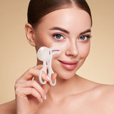 Heated Eyelash Curler Electric USB Rechargeable Eyelash Curler Anti-Burn Compact with Comb Heat up Fast Within 8S for All Eye Shapes for Women Make Up Gift Travel Valentine Mother Day