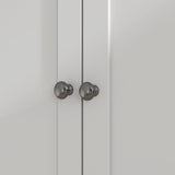 71 Kitchen Pantry Cabinet Microwave Stand 2 Drawers 4 Cabinets White