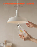 VEVOR 6 Pack Edison Bulbs LED, A19 Vintage Edison Light Bulbs, 4.5W Dimmable 450 Lumens, 2700K Warm White, E26 Base LED Filament Bulb, Antique Glass Style for Home, Bedroom, Office, Farmhouse,CRI80+