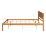 Platform Bed Frame with Headboard , Wood Slat Support , No Box Spring Needed ,Queen
