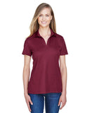 CrownLux Performance™ Ladies' Plaited Polo - GRAPHITE - XS