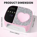 LimeGirl Cordless Nail Dryer for Gel Polish, UV LED Nail Lamp with Fast Curing UV Light & 4 Timer Settings, Portable Rechargeable Gel Lamp Nail Art Tool for Manicure Pedicure at Home & Salon