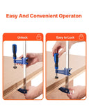 VEVOR Bar Clamps for Woodworking, 2-Pack 36 inch Opening, Lockable F-Clamp with 600 lbs Load Limit, 2-1/2 inch Depth, Cast Iron and Carbon Steel, Easy to Use, Wood Clamps for Woodworking Metal Working