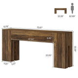 Premium Solid Wood Entryway Table - Durable Foyer Console for Modern Homes