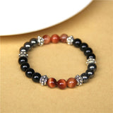 Natural Tiger Eye Bead Elastic Bracelet – Unisex