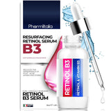Resurfacing Retinol Serum for Face with Vitamin B3 Pure Retinol Face Serum for Anti Aging Wrinkles Fine Lines Acne Scar and Sun Spots for a Radiant Complexion Boost Collagen and Hydrates