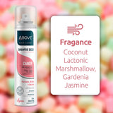 ABOVE Candy - Dry Shampoo - Absorbs Excess Oil Between Washes - Gives Softness and Shine to Your Strands - Does Not Leave Residue - Prevents Bad Odors with Red Fruits and Marshmallow Notes - 3.17 oz
