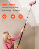 VEVOR Telescopic Extension Pole, 3.8-12 FT Multi-Purpose Extendable Pole, Sturdy Aluminum Alloy Paint Pole Extension with Flip-Lock Design, High Reach Roller Stick for Painting, Dusting and Cleaning