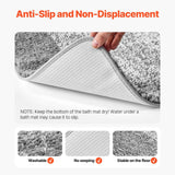 Bathroom Rug 36"x24" Absorbent Soft Bath Mat Machine Washable Quick Dry Non-Slip