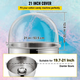 VEVOR 20.5" Diameter Candy Floss Cover for Candy Floss Maker Machine 52cm Dome Shield Cover of Commercial Candyfloss Machine Dome Cover Shield Cover (Cover Only)