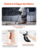 VEVOR Demolition Jack Hammer, 3500W Jack Hammer Concrete Breaker, 1900 BPM Heavy Duty Electric Jack Hammer, 2pcs Chisel with Gloves & 360 Celsius Swiveling Front Handle
