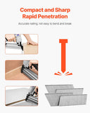 VEVOR 16 Gauge Finish Nails, 20-Degree Angled Finishing Nails, 2000-Count (2-1/2 in, 2 in, 1-1/2 in, 1-1/4 in, 500 Per Size) Finishing Nail, Galvanized Brad Nail, for 16GA 20° Angled Finish Nailers