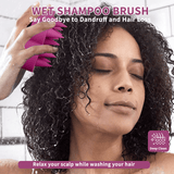 Silicone Scalp Massager for Hair Growth, Scalp Scrubber Brush for Shower, Andruff Exfoliating Stress Relax Wet Dry Scalp Brush, Deeply Cleanses Scalp Pores