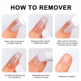 SheSlay Nail Glue Remover 10ml – Quick & Easy Removal for Fake Nails, Acrylics, Press-Ons & Rhinestones