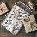 Clear Drawstring Bag, 9 x 12 Inches. Pack of 50 Clear Plastic Drawstring Bags. 2 Mil Drawstring Clear Plastic Bags. Waterproof Clear Plastic Bags Drawstring for Cosmetics, Toiletries