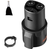 VEVOR J1772 to Tesla Charger Adapter, 80 Amp 240V AC, SAE J1772 EV Charging Adapter to Tesla Plug, with Storage Bag Anti-Drop Lock IP65 Material, Compatible with Tesla Model 3, Y, S, X