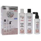 System 3 Kit by Nioxin for Unisex - 3 Pc 10.1oz Color Safe Cleanser Shampoo, 10.1 oz Color Safe Scalp Therapy Conditioner, 3.38oz Color Safe Scalp and Hair Treatment