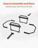 VEVOR Trap Bar Hex Bar, 2-Inch Hex Barbell, 500 LBS Capacity Shrug Bars, Weightlifting and Strength Training Equipment, Home Gym for Squats, Deadlifts, Shoulder Presses, Black