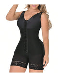 Fajas Colombianas Full Body Shaper with Zipper – Tummy Control & Butt Lift