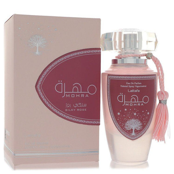Lattafa Mohra Silky Rose by Lattafa Eau De Parfum Spray