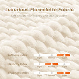 114" Modern L-Shaped Modular Sectional Sofa for Living Room,Flannelette Fabric,Oversized 3-Seater Couch,Deep Seat,Boneless sofa ,Movable Ottoman,Buckle connection,Anti-slip Design,No Assembly,Cream