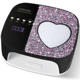 LimeGirl Cordless Nail Dryer for Gel Polish, UV LED Nail Lamp with Fast Curing UV Light & 4 Timer Settings, Portable Rechargeable Gel Lamp Nail Art Tool for Manicure Pedicure at Home & Salon
