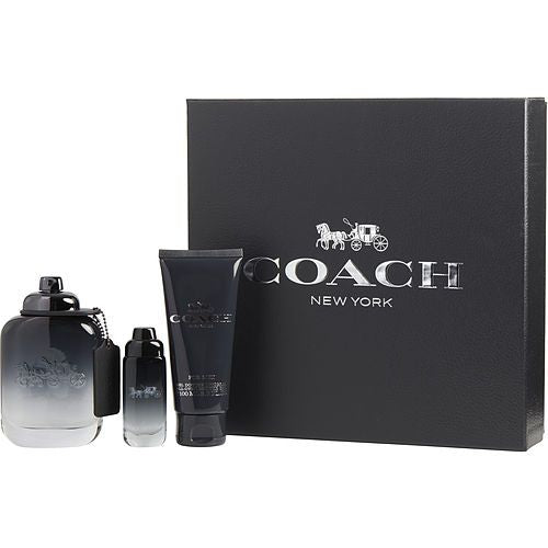 COACH FOR MEN by Coach EDT SPRAY 3.3 OZ & ALL OVER SHOWER GEL 3.3 OZ & EDT SPRAY MINI 0.5 OZ