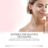 Jaysuing Glitter Gel, Prom Party Rave Stereoscopic Highlight Natural Shine Face Body Gel