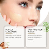Eelhope Warm Change Concealer Foundation Naturally Moisturizes Face With A Light And Long-Lasting Moisturizing Foundation