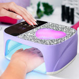 LimeGirl Cordless Nail Dryer for Gel Polish, UV LED Nail Lamp with Fast Curing UV Light & 4 Timer Settings, Portable Rechargeable Gel Lamp Nail Art Tool for Manicure Pedicure at Home & Salon