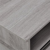 TV Stand Sliding Barn Door Modern&Farmhouse Wood Entertainment Center, Storage Cabinet Table Living Room with Adjustable Shelves for TVs Up to 65",Grey