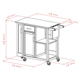 Douglas Utility Kitchen Cart; Natural