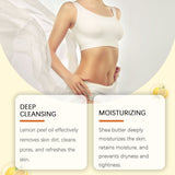 OUHOE Pure Lemon Soap Lemon Soap Vc Oil Removing Refreshing Cleansing Body Cleansing Bath Soap
