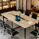 Modern conference desk, office desk, modern and natural style (Table only)