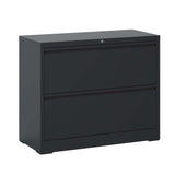 2 Drawer Lateral File Cabinet with Lock – Heavy-Duty Metal Filing Cabinet for Home Office, Space-Saving Wide Storage for Letter/Legal/A4/F4, Silent Full-Extension Slides, Easy-Assembly