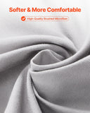 VEVOR Fitted Sheet, 1 Set of 2 Pieces, Twin Size Elastic Fitted Sheet with High-Quality Microfiber, Wear-Resistant & Breathable Twin Fitted Sheet with Single-Sided Brushing, Fit for 15 in Mattress