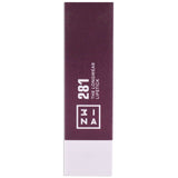 The Longwear Lipstick - 281 Aubergine by 3INA for Women - 0.20 oz Lipstick