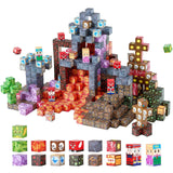 VEVOR Magnetic Blocks, 150 PCS Dark Castle Set, Magnetic Building Cubes for Kids, STEM Montessori Sensory Toys for Christmas Birthday Gift, Construction Stacking Toy for 3+ Years Old Boys & Girls