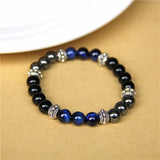 Natural Tiger Eye Bead Elastic Bracelet – Unisex