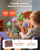 VEVOR Magnetic Blocks, 150 PCS Dark Castle Set, Magnetic Building Cubes for Kids, STEM Montessori Sensory Toys for Christmas Birthday Gift, Construction Stacking Toy for 3+ Years Old Boys & Girls